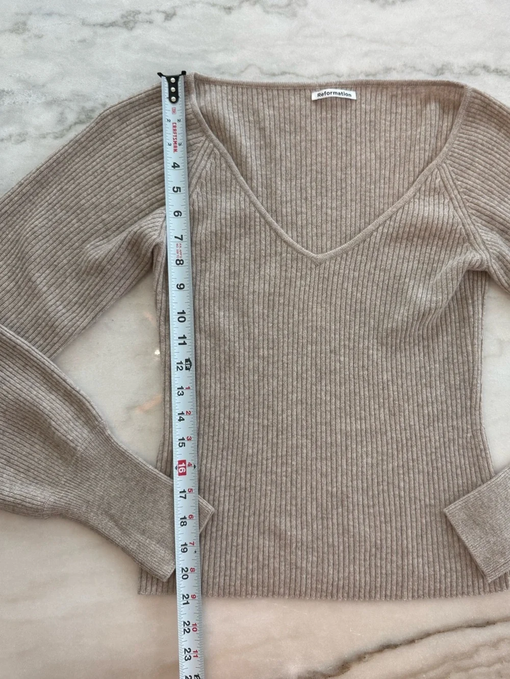 Reformation Hart Cashmere Sweater 100% Cashmere Women Size M